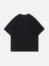 T-Shirt mit Schaumstoff-Stern-Aufdruck